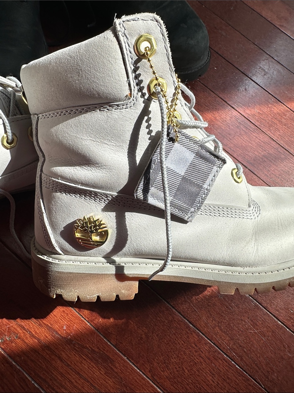Leaving soon Timberland Kids Grey Lace-Up boots